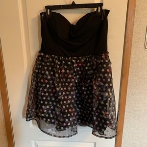 Strapless party dress